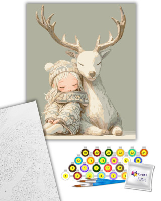 Картина за номерами "Поруч з другом" 10152-AC 40х50 см