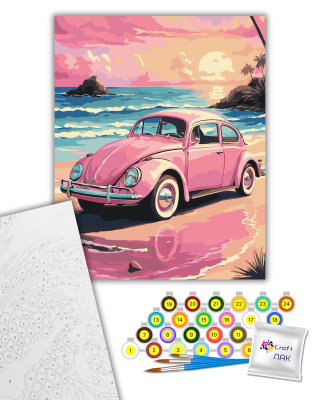 Картина за номерами "Рожевий жук" 12515-AC 40х50 см