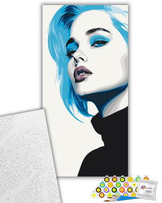 Картина за номерами "Юний образ" 10058-AC 40х80 см