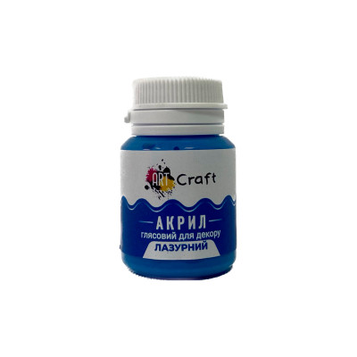 Акрилова фарба для декору глянсова AG-7518 "Лазурний"