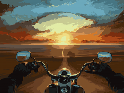 Картина за номерами "Дорога свободи" 10510-AC 40х50 см