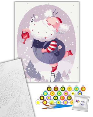 Картина за номерами "Святковий Санта" 16122-AC 40х50 см