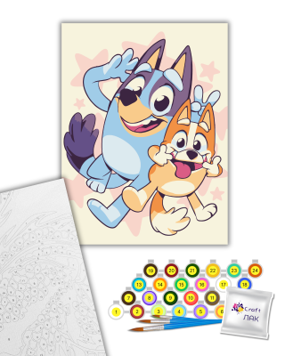 Картина за номерами "Пес Блуі" 15588-AC 30х40 см