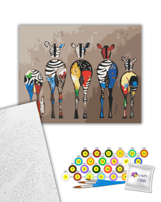 Картина за номерами "Життя, як веселка" 11602-AC 40х50 см