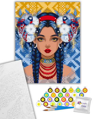 Картина за номерами "Юна зима" 10002-AC 40х50 см by Polina Skurykhina ©pollypop92