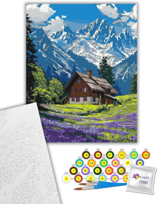 Картина за номерами "Гірський спокій" 11036-AC 40х50 см