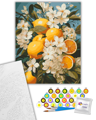 Картина за номерами "Лимонний букет" 12043-AC 40х50 см