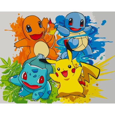 Картина за номерами "Покемони" 15573-ACB 40х50 см в коробці