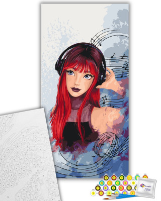 Картина за номерами "Моя мелодія" 10125-AC 40х80 см by ©deshko.natasha