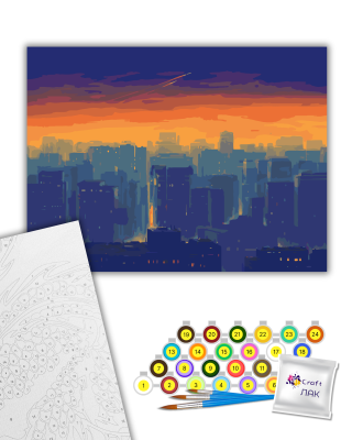 Картина за номерами "Оповитий сутінками" 40*50 см 11205-AC