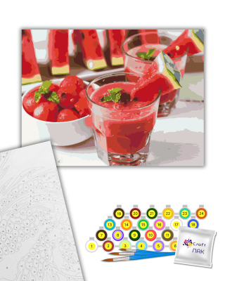 Картина за номерами "Кавуновий смузі" 40*50 см 12008-AC