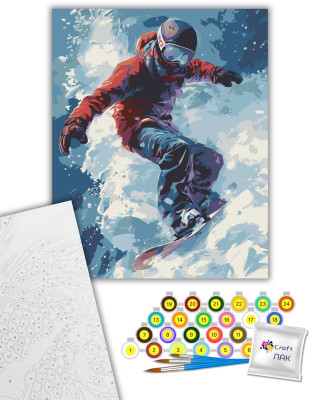 Картина за номерами "Зимовий драйв" 10157-AC 40х50 см