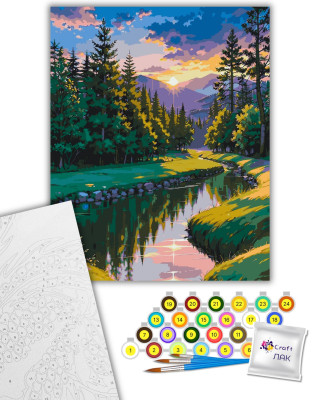 Картина за номерами "На світанку" 11038-AC 40х50 см