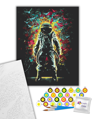 Картина за номерами "Астронавт" 10008-AC 40х50 см