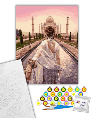 Картина за номерами "Прямуючи до Тадж Махалу" 10207-AC 40х50 см