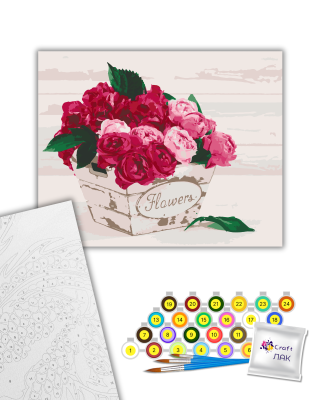 Картина за номерами "Flower's box" 12151-AC 40х50 см
