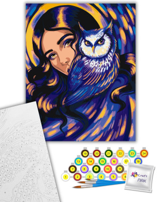 Картина за номерами "Краса та мудрість" 10623-AC 40х50 см by Polina Skurykhina ©pollypop92