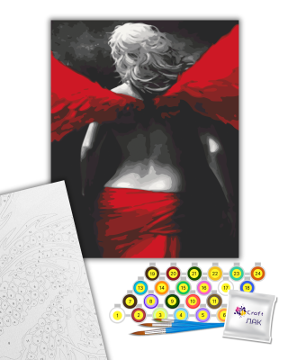 Картина за номерами "Янгольська спокуса" 504036-NC 40х50 см