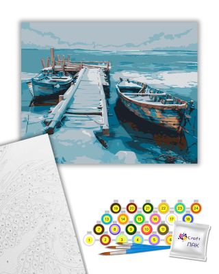 Картина за номерами "Холодна пристань" 11079-АС 40х50 см