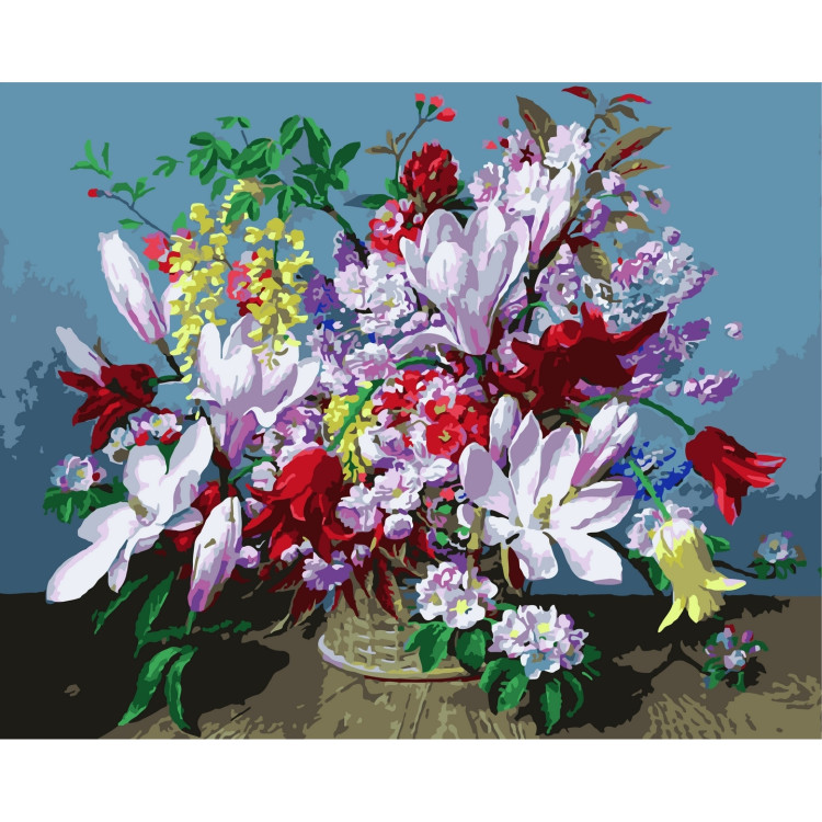 Картина по номерам "Весенний букет" 12153-AC 40х50 см
