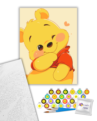 Картина за номерами "Вінні" 15596-АС 30х40 см
