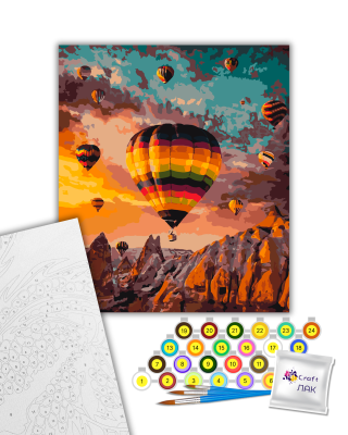 Картина за номерами "Повітряні кулі Каппадокії" 10503-AC 40х50 см