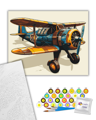 Картина за номерами "Аероплан" 12509-AC 40х50 см