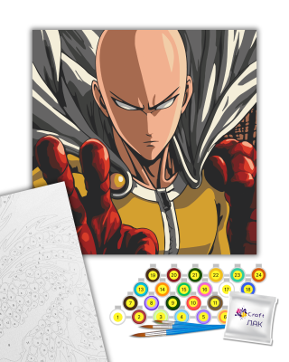 Картина за номерами "One-Punch Man" 16083-AC 40х40 см
