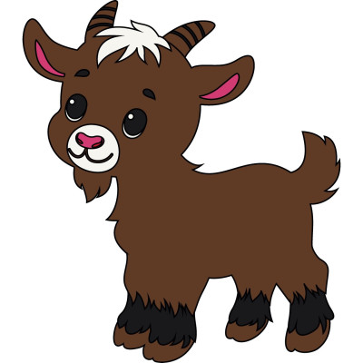 Дитяча розмальовка "Козенятко" 15106-AC 25х30 см 