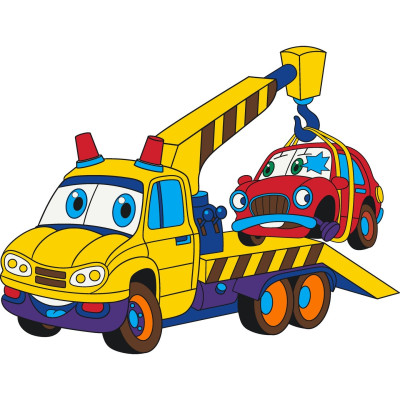 Дитяча розмальовка "Евакуатор" 15067-AC 25х30 см