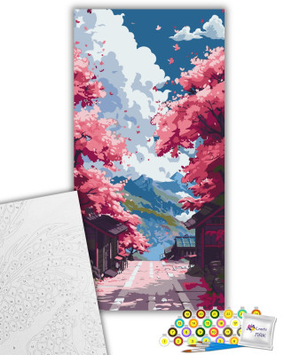 Картина за номерами "Весняний краєвид" 11570-AC 40х80 см