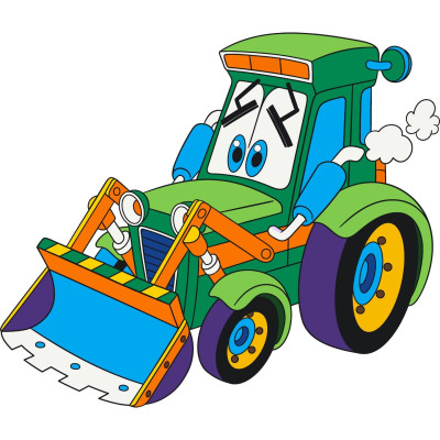 Дитяча розмальовка "Тракторець" 15066-AC 25х30 см