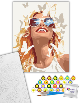 Картина за номерами "Посмішка" 10151-AC 40х50 см