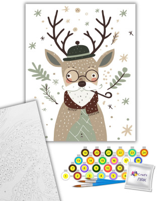 Картина за номерами "Містер Олень" 11592-AC 40х50 см