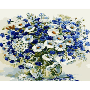 Картина за номерами "Дикі квіти" 13133-AC 40х50 см