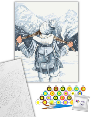 Картина за номерами "Шлях до гір" 10155-AC 40х50 см