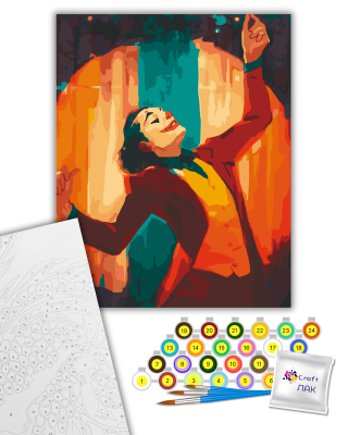 Картина за номерами "Той самий Джокер" 16018-AC 30х40 см