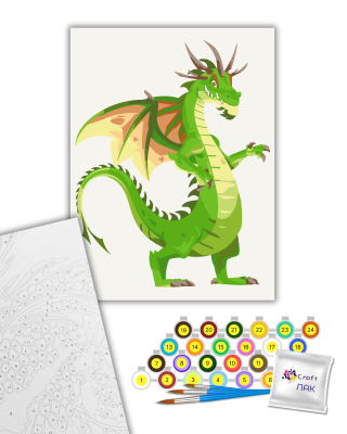 Картина за номерами "Dragon" 16077-AC 30х40 см
