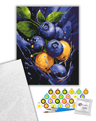 Картина за номерами "Ягідний вибух" 12061-АС 40х50 см by ©arttem_illustration