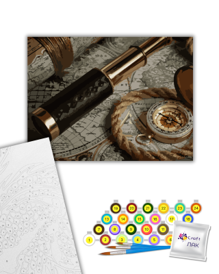 Картина за номерами "Мрії мандрівника" 10521-AC 40х50 см