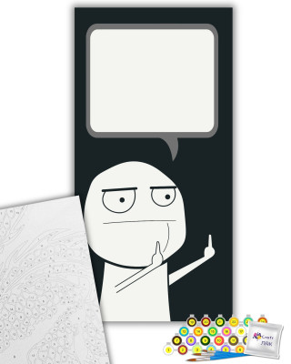 Листівка за номерами "Fuck you" 16111-AC 40х80 см