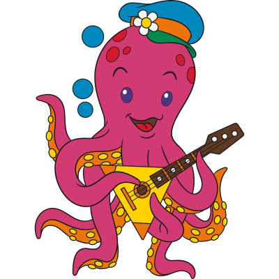 Дитяча розмальовка "Гітарист" 15076-AC 25х30 см