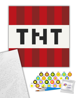 Картина за номерами "Динаміт" 15020-AC 30х30 см