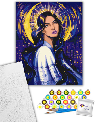 Картина за номерами "Королева ночі" 10009-AC 40х50 см by Polina Skurykhina ©pollypop92