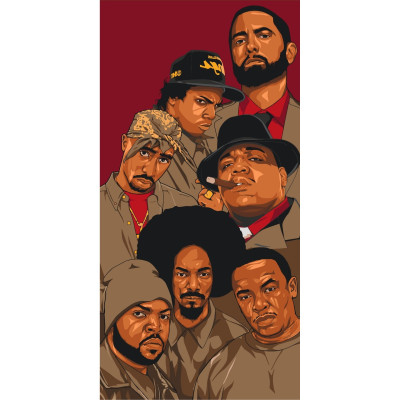 Картина за номерами "Легенди репу" 10051-AC 40х80 см