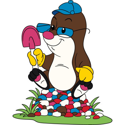 Дитяча розмальовка "Кріт" 15116-AC 25х30 см