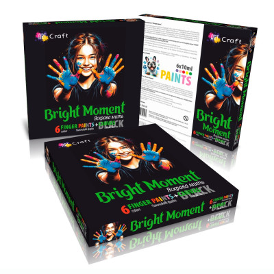 Набір для творчості "Яскрава мить" чорне полотно 5030-AC