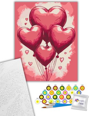 Картина за номерами "Кульки кохання" 16507-AC 40х50 см