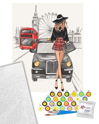 Картина за номерами "Елегантність Лондона" 10249-AC 40х50 см