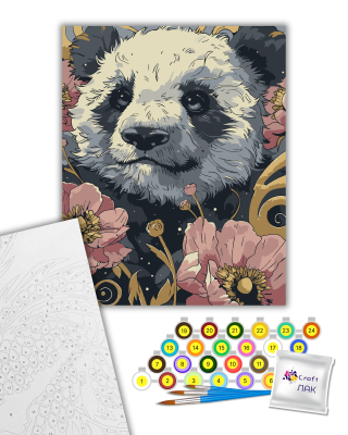 Картина за номерами "Квіткова пандочка" 11697-AC 40х50 см